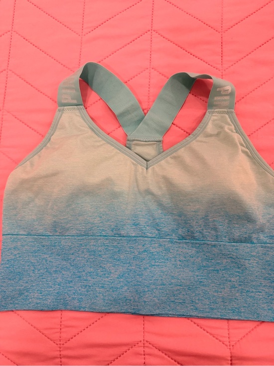 PINK Victoria's Secret Other - PINK Victoria's Secret Ombre Light Teal to Blue Sports Bra